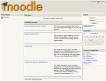 Tablet Screenshot of moodle.lbschools.net